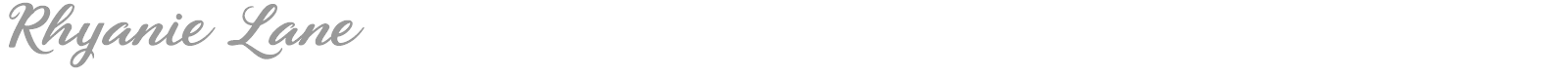 Rhyanie Lane font preview